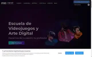 Escuelavideojuegosmasterd.es Screenshot 2024-07-08 03:42:12