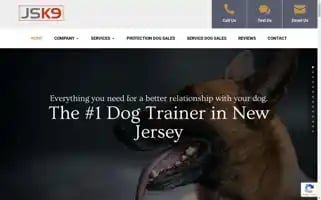 Johnsoaresk9training.com Screenshot 2024-07-07 09:59:17