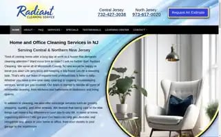 Radiantcleaningnj.com Screenshot 2024-07-06 03:19:50