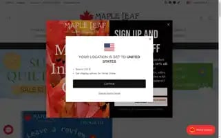 Mapleleafquiltingcompany.com Screenshot 2024-07-05 01:33:53