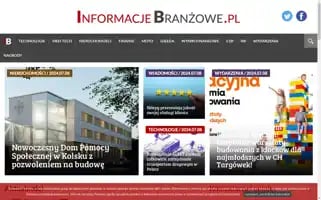 Informacjebranzowe.pl Screenshot 2024-07-10 00:09:23