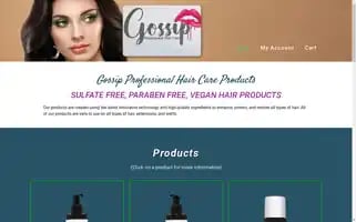 Gossiphaircare.com Screenshot 2024-05-20 12:26:31