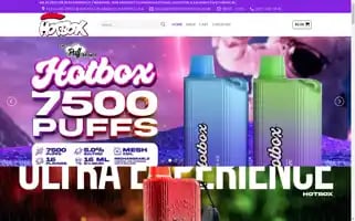 Hotboxvapestore.com Screenshot 2024-05-28 13:58:04