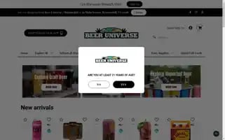 Beeruniversestore.com Screenshot 2024-05-15 13:56:23