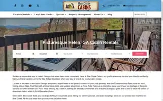 Bluecreekcabins.com Screenshot 2024-05-15 14:49:10