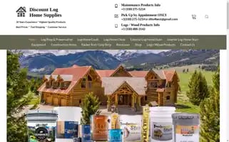 Discountloghomesupplies.com Screenshot 2024-05-09 10:30:12