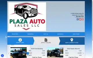 Plazaautosc.com Screenshot 2024-05-16 13:02:50