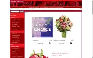 Rosehavenflorist.net Screenshot 2024-05-16 15:43:16