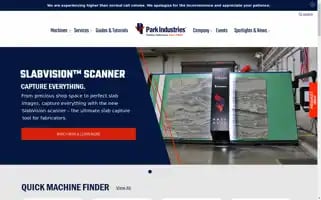 Parkindustries.com Screenshot 2024-06-13 09:43:19