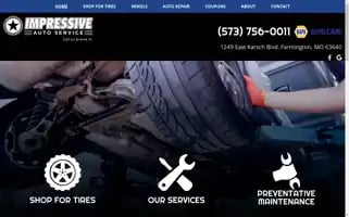 Impressiveautoservice.com Screenshot 2024-05-16 02:27:34