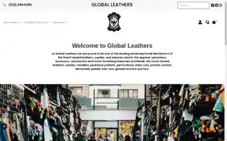 Globalleathers.com Screenshot 2024-06-12 07:18:14