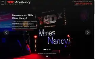 Tedxminesnancy.com Screenshot 2024-07-06 20:48:19