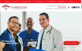 Forresterhealthcarestaffing.com Screenshot 2024-07-05 04:51:17