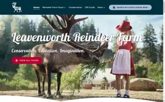 Leavenworthreindeer.com Screenshot 2024-05-16 05:26:28