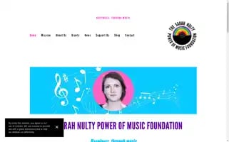 Thesarahnultypowerofmusicfoundation.co.uk Screenshot 2024-07-09 15:56:40