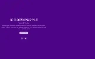 Icodeinpurple.com Screenshot 2024-04-27 11:43:48