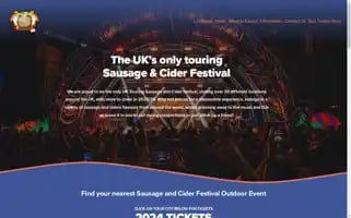 Sausageandciderfest.co.uk Screenshot 2024-05-13 19:57:36