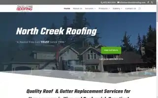 Northcreekroofing.com Screenshot 2024-07-04 22:34:10