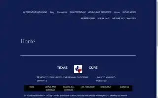 Texascure.org Screenshot 2024-07-09 12:54:29