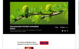 Sutranandaherbalremediesstore.ca Screenshot 2024-05-27 21:49:26