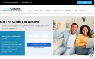 Flyycredit.com Screenshot 2024-07-08 23:42:26