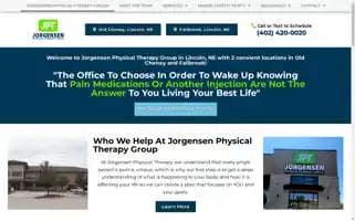 Physicaltherapylincoln.com Screenshot 2024-06-13 16:10:55