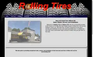 Rollingtireswilsonnc.com Screenshot 2024-05-16 15:39:17