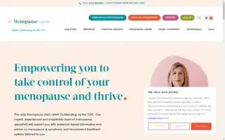 Mymenopausecentre.com Screenshot 2024-07-01 11:14:26