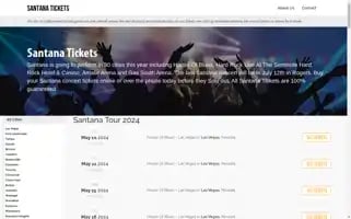 Santanatickets.store Screenshot 2024-04-22 20:46:00