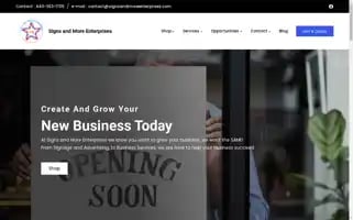 Signsandmoreenterprises.com Screenshot 2024-05-24 14:29:40