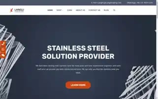 Langlistainlesssteel.com Screenshot 2024-05-20 21:28:00