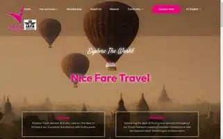 Nicefaretravels.com Screenshot 2024-04-17 05:18:49
