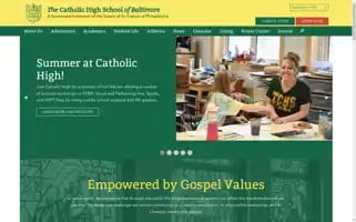 Thecatholichighschool.org Screenshot 2024-07-02 21:50:51
