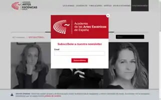 Academiadelasartesescenicas.es Screenshot 2024-07-04 20:13:02