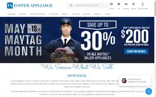 Foster-appliance.com Screenshot 2024-05-09 18:54:33