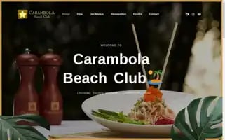 Carambolabeachclub.online Screenshot 2024-05-28 15:37:00