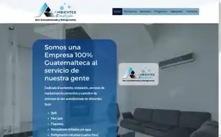Ambientesclimatizados.com.gt Screenshot 2024-06-14 11:57:51