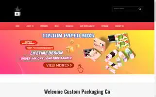 Custompackagingcn.com Screenshot 2024-05-24 17:56:56