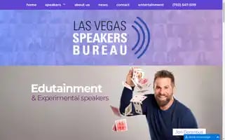 Lasvegasspeakersbureau.com Screenshot 2024-06-12 23:33:59