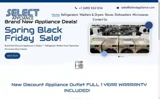 Selectappliance.com Screenshot 2024-05-13 20:59:37