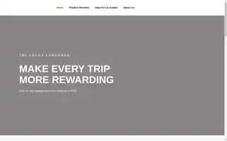 Luckyluggages.com Screenshot 2024-04-19 08:02:14