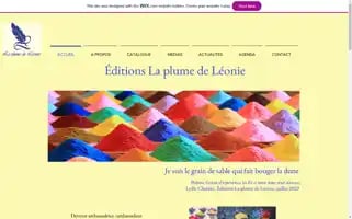 Editionslaplumedeleonie.fr Screenshot 2024-06-27 05:04:42