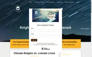 Theclimateknights.org Screenshot 2024-07-01 11:14:30