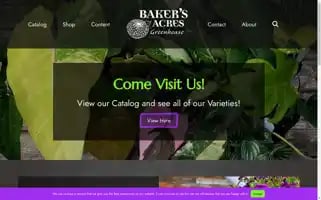 Bakersacresgreenhouse.com Screenshot 2024-06-12 20:25:30