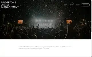 Undertoneartistmanagement.com Screenshot 2024-07-01 17:16:00