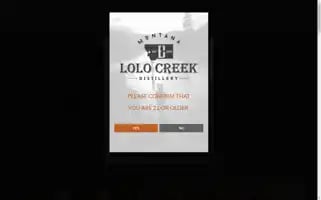 Lolocreekdistillery.com Screenshot 2024-06-17 12:20:41