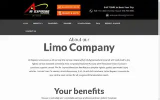 Airexpresslimousine.com Screenshot 2024-05-08 11:08:25