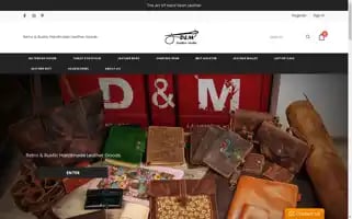 Dmleatherstudio.com Screenshot 2024-05-04 12:23:26