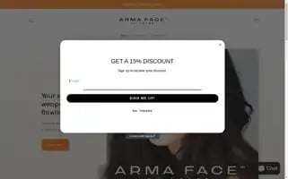 Armafaceskincare.com Screenshot 2024-04-27 14:40:47