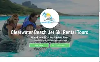 Clearwaterbeachjetskitours.com Screenshot 2024-04-17 15:24:15